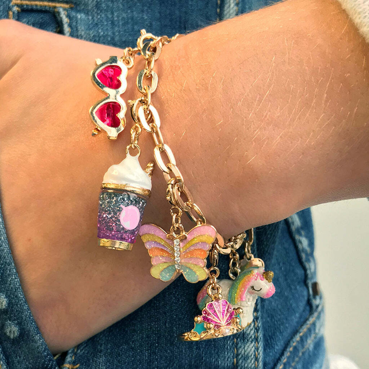 Gold Butterfly Charm 2