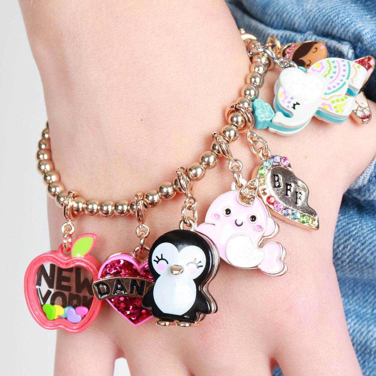 Gold BFF Broken Heart Charm 2