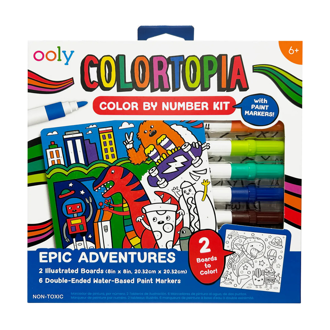 Epic Adventure Color By Number Colortopia