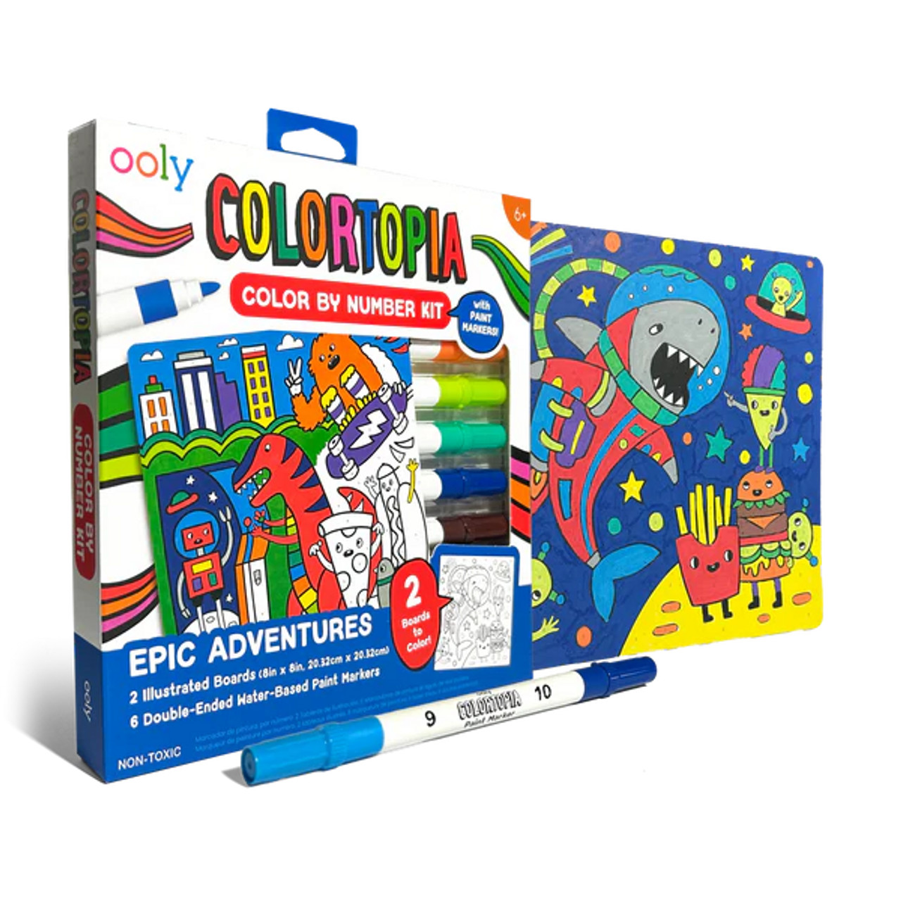 Epic Adventure Color By Number Colortopia