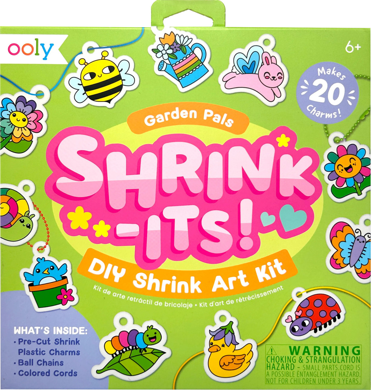 Shrink-its! DIY Shrink Art Kit - Garden Pals 1
