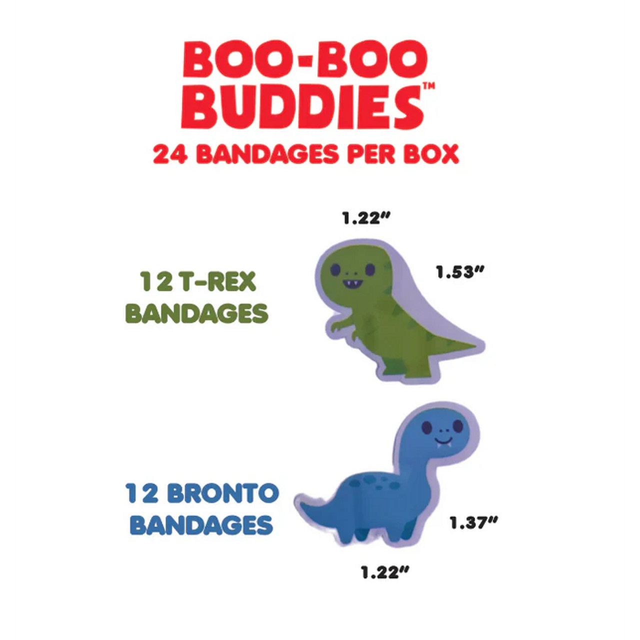 Dinosaur Boo Boo Buddies Bandages