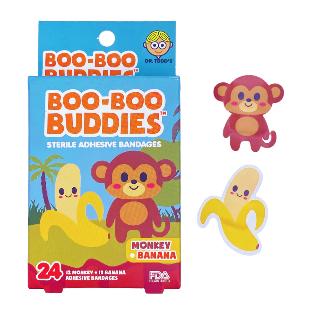 Monkey And Banana Boo Boo Bandages