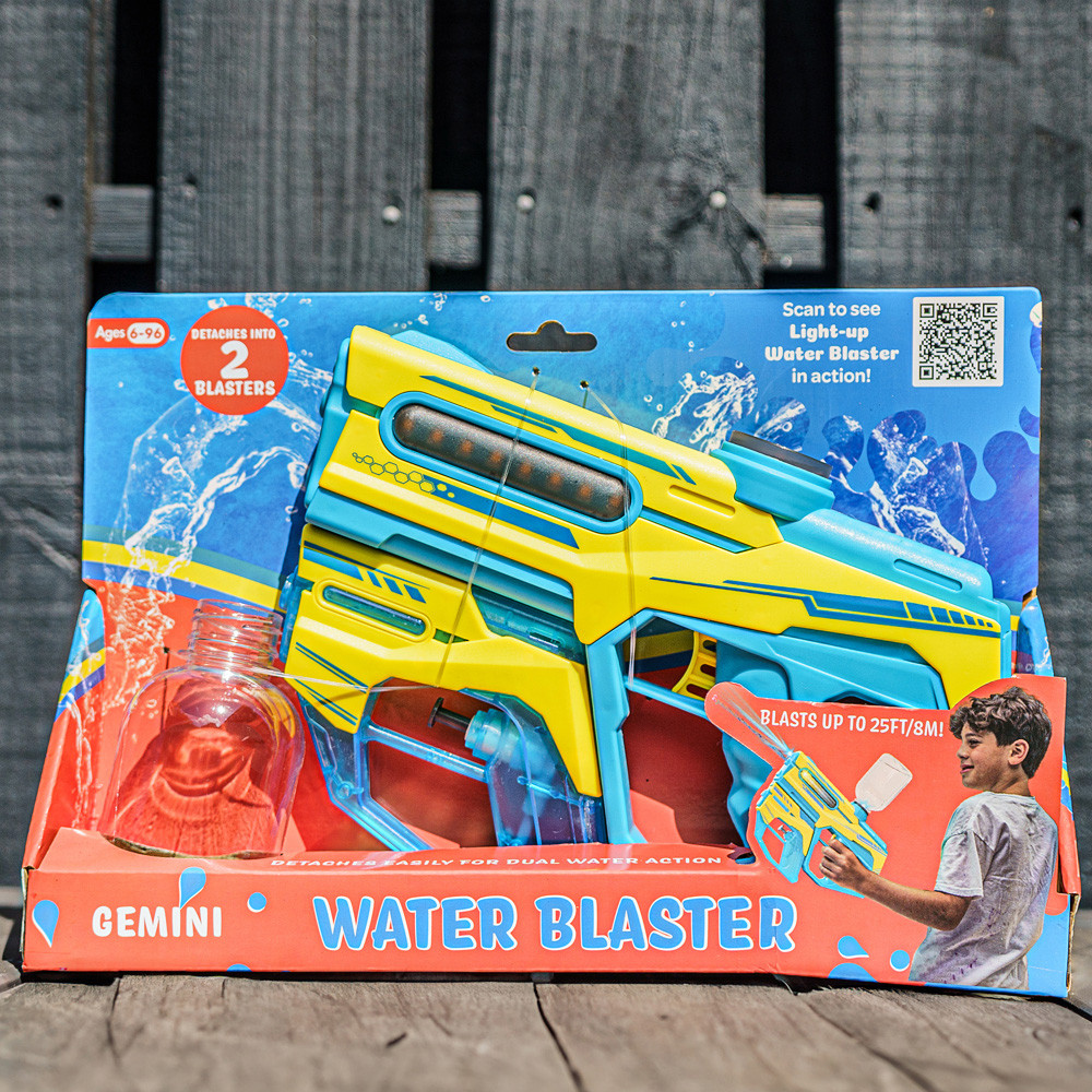 Gemini 2 In 1 Light Up Water Blaster - PlayMatters Toys