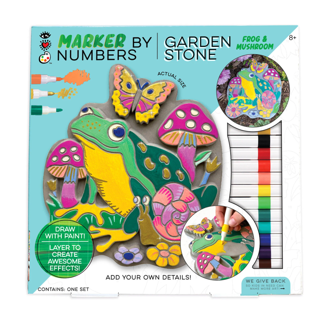 Garden Stone Marker By Number
