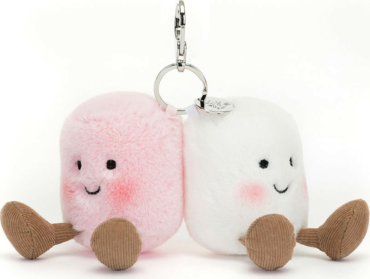 Amuseables Pair Of Marshmallows Bag Charm 1
