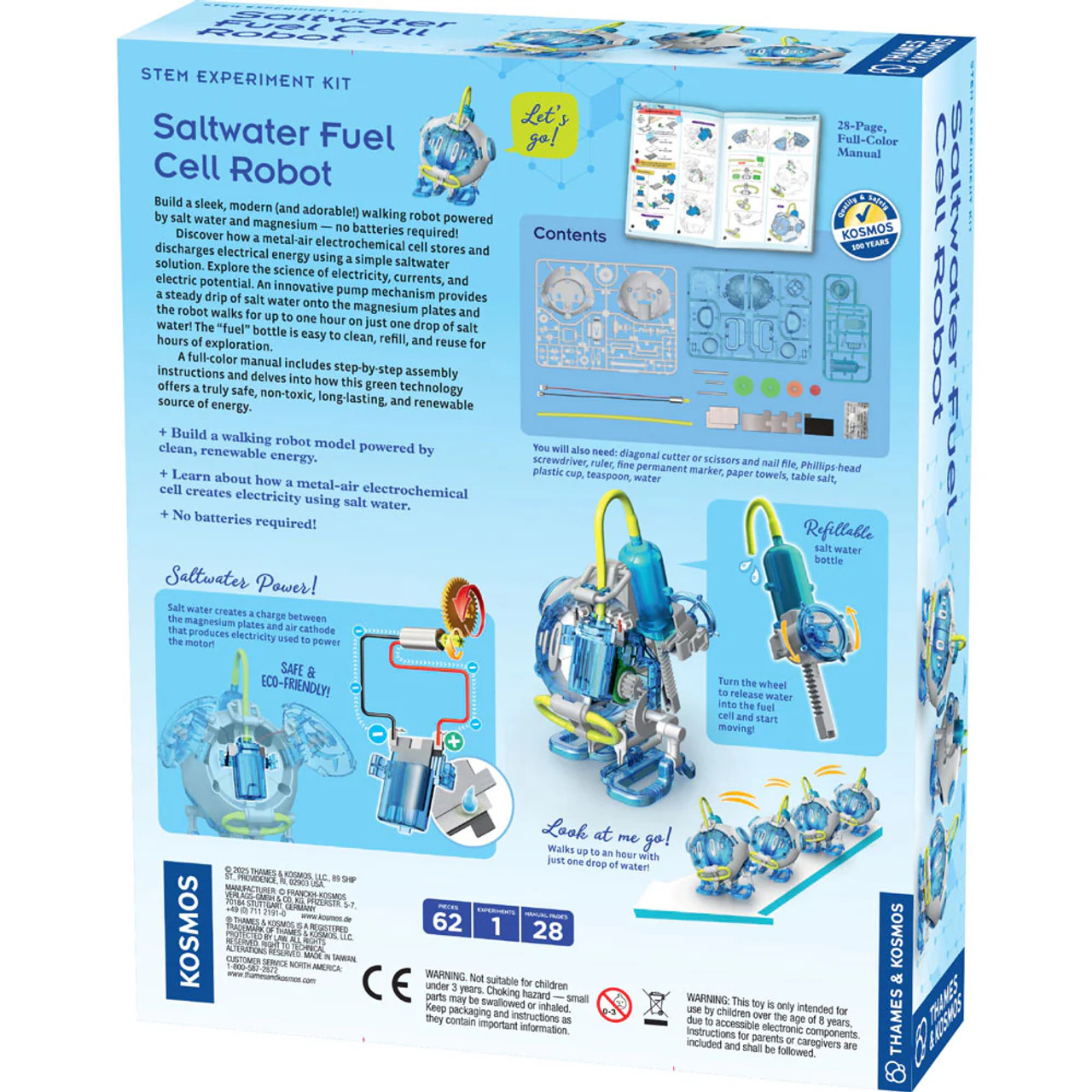 Saltwater Fuel Cell Robot