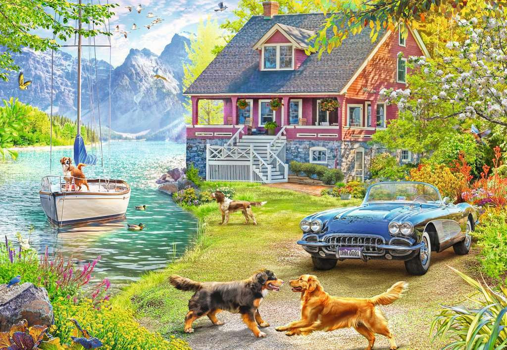 Summer Lake House Puzzle (200 pc) 2