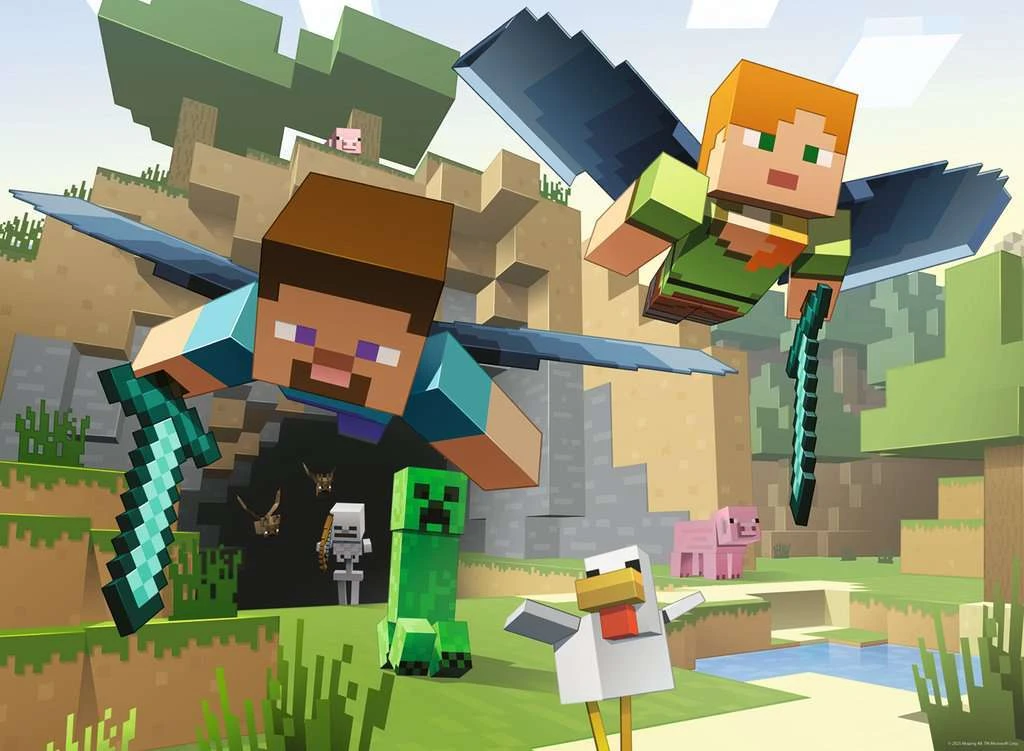 Minecraft Adventures Puzzle (200 XXL pc) 2