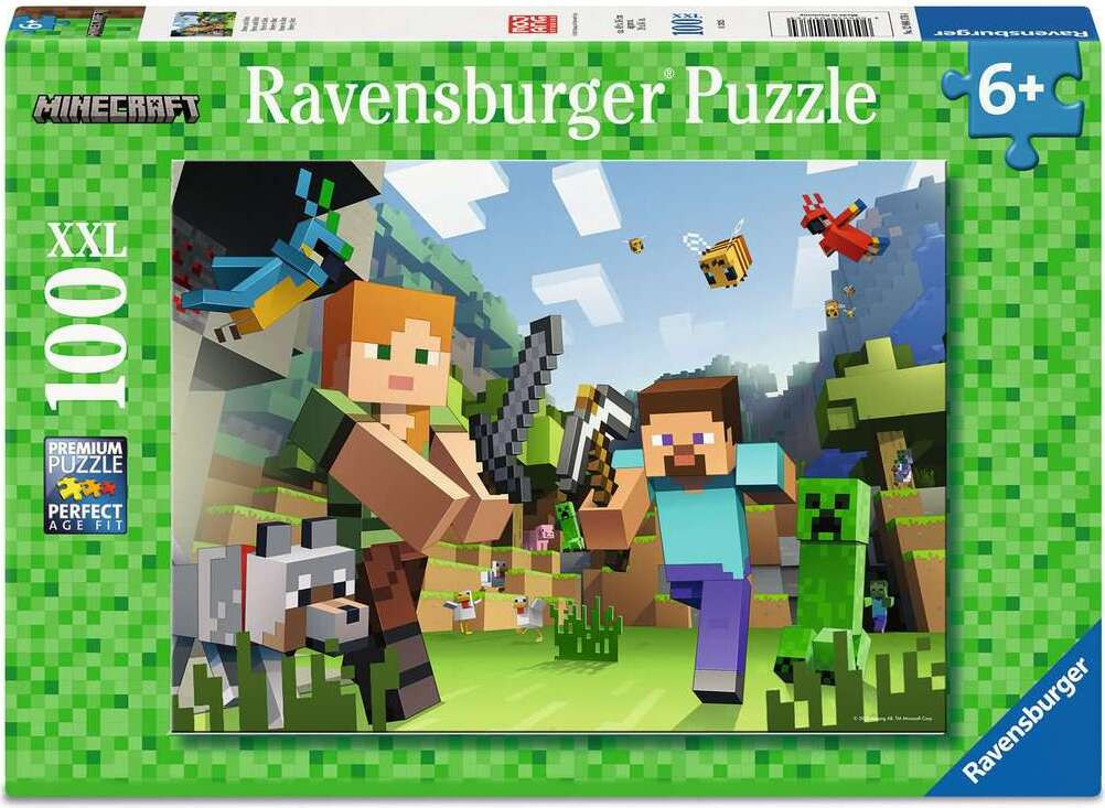 Minecraft: Steve and Alex Puzzle (100 XXL pc) 1