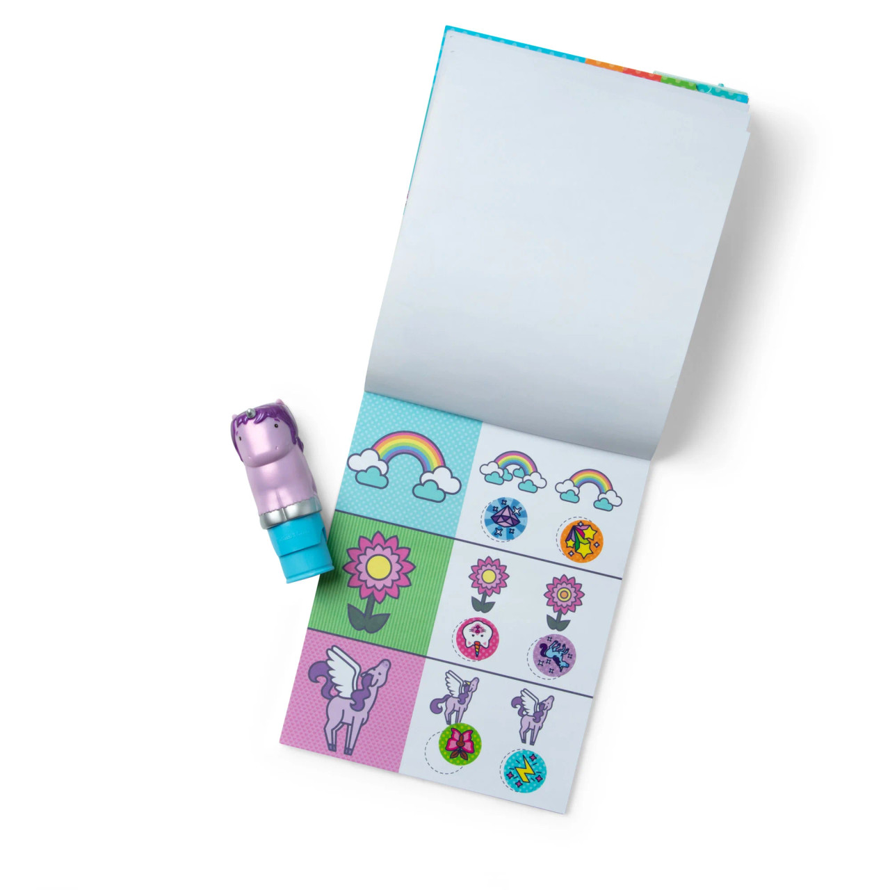 Purple Unicorn Sticker Wow
