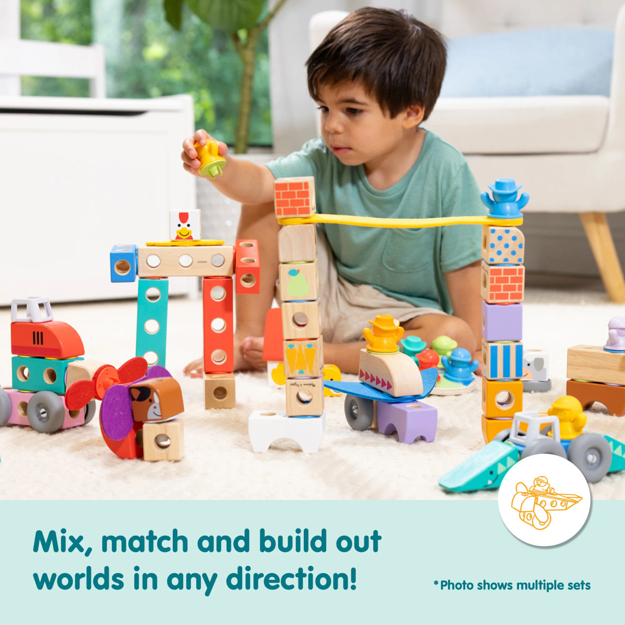 Blockables Safari Play Set