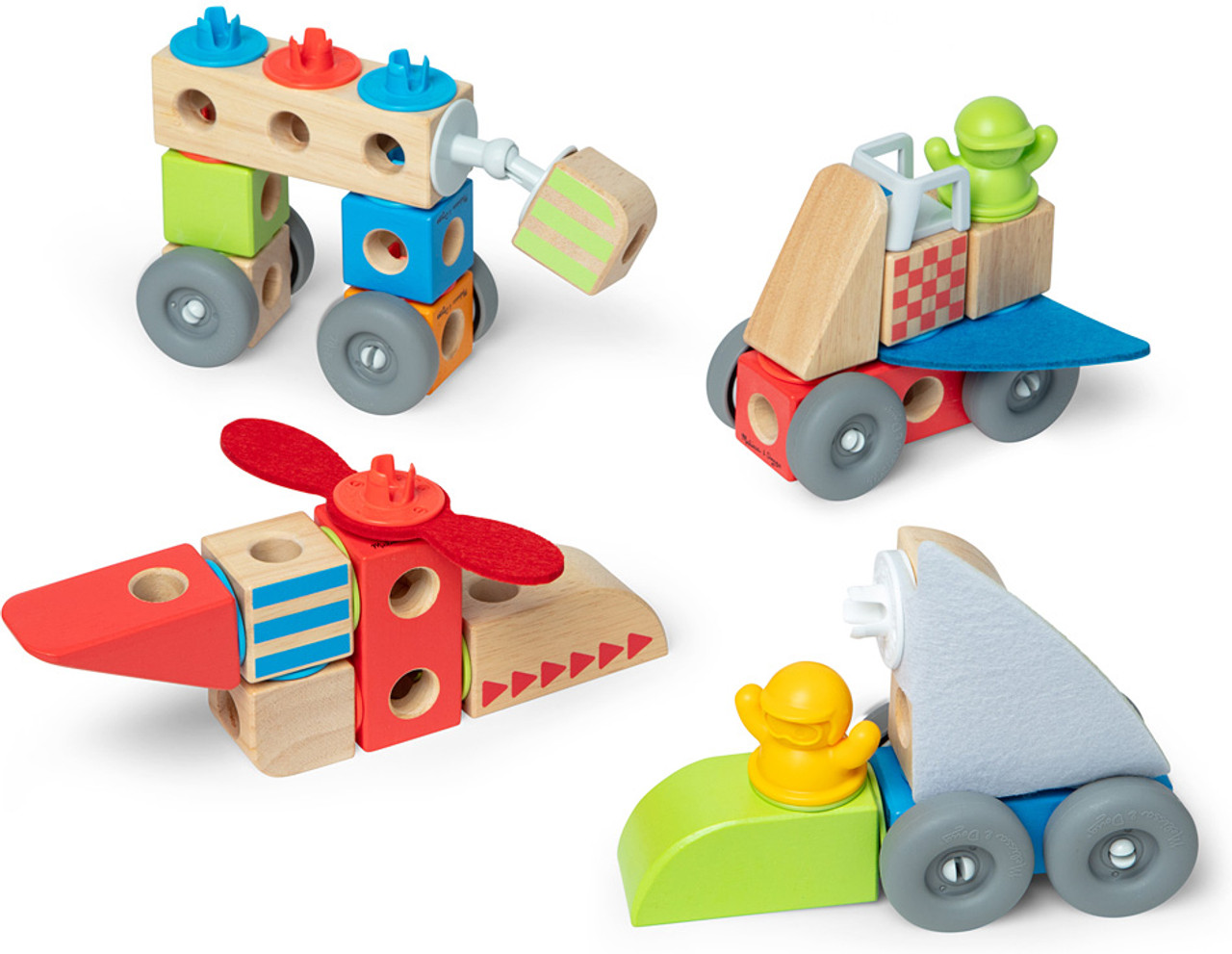 Blockables Vehicles Play Set 4