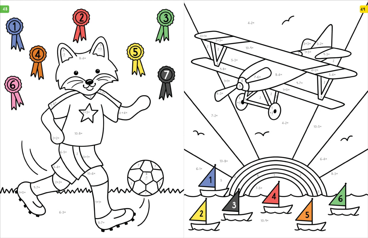 Color By Addition And Subtraction