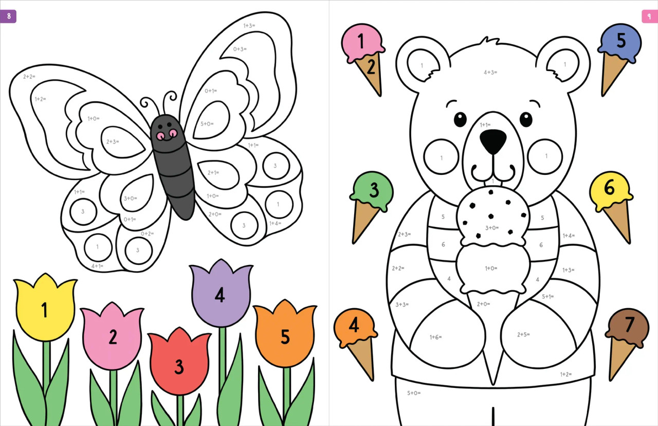 Color By Addition And Subtraction