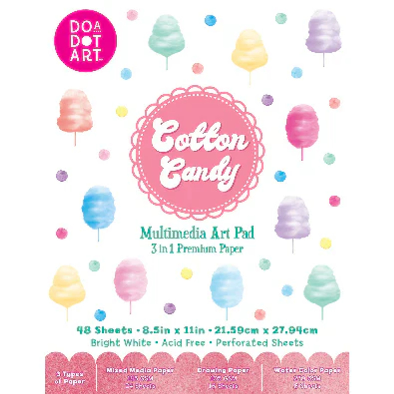 Cotton Candy Multimedia Art Pad