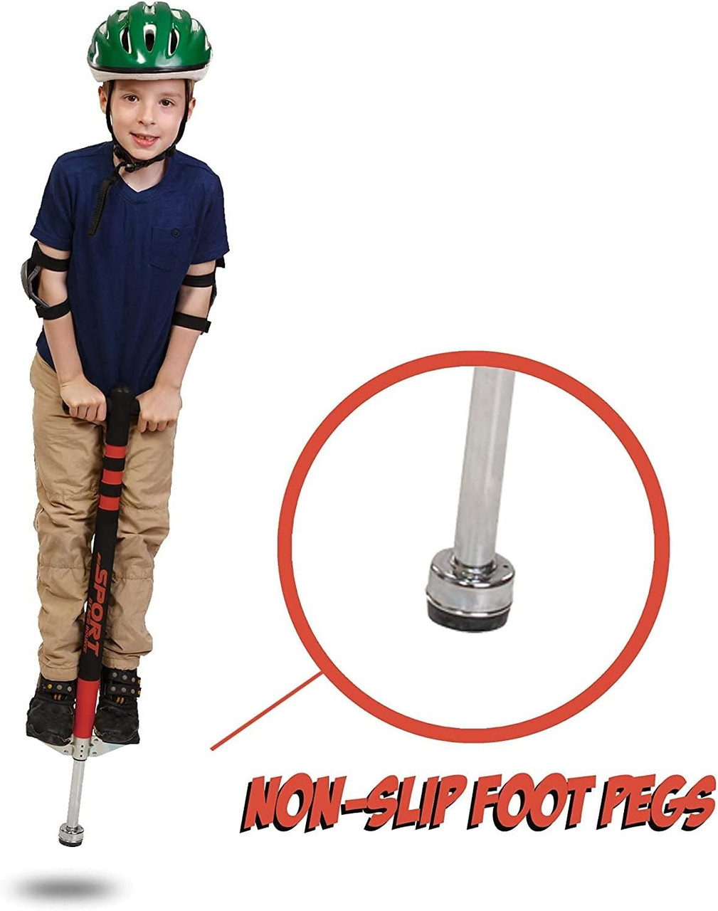 Sport Pogo Stick Black And Red