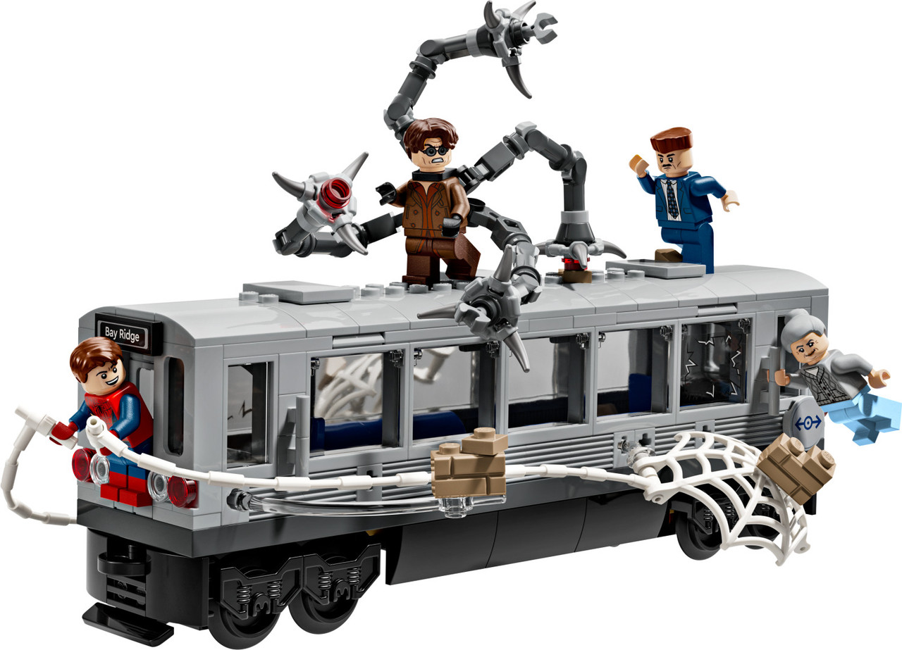 LEGO Super Heroes Marvel: Spider-Man vs. Doc Ock Subway Train Scene 2
