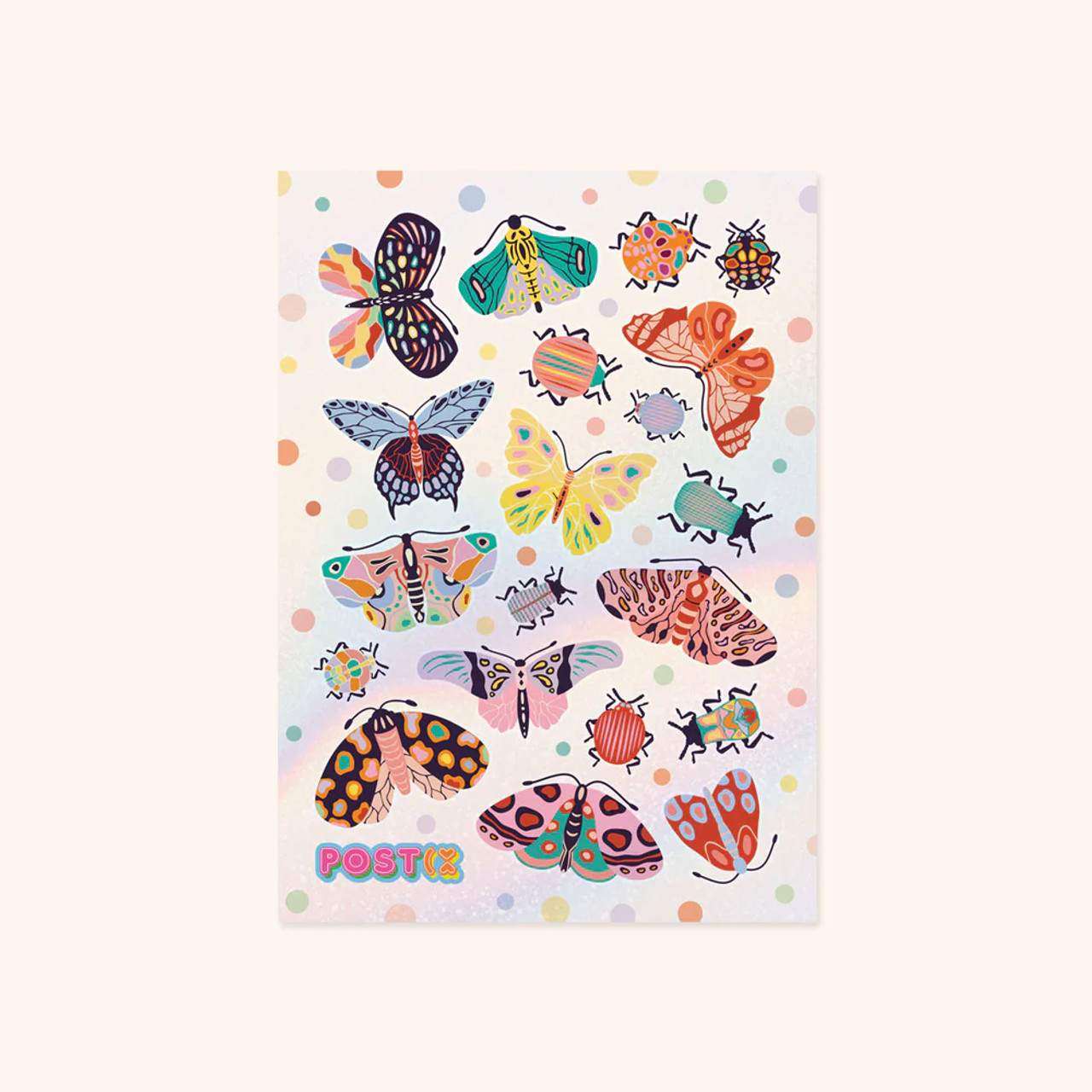 Fancy Flutters Glossy Stickers
