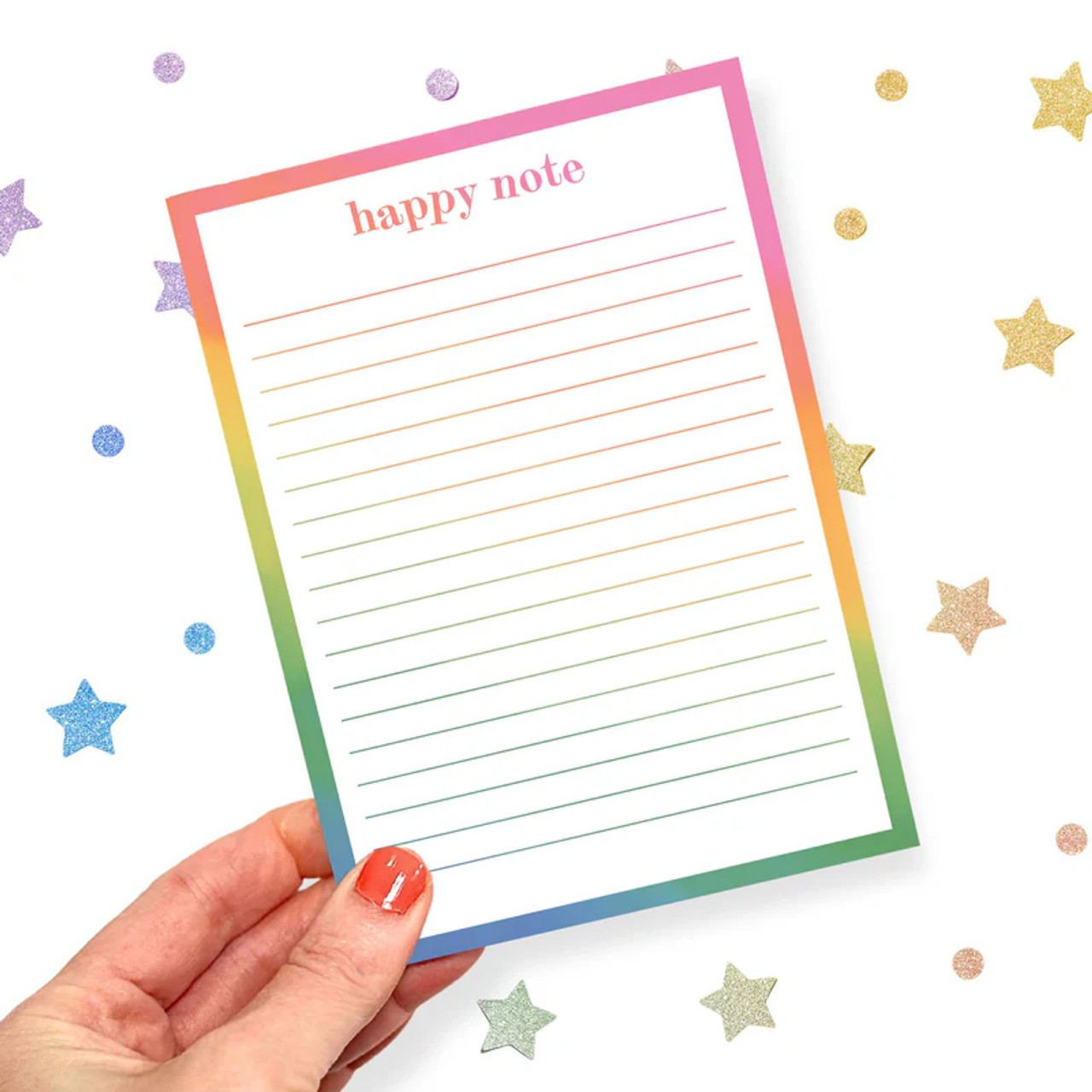 Happy Note Notepad Rainbow Edition