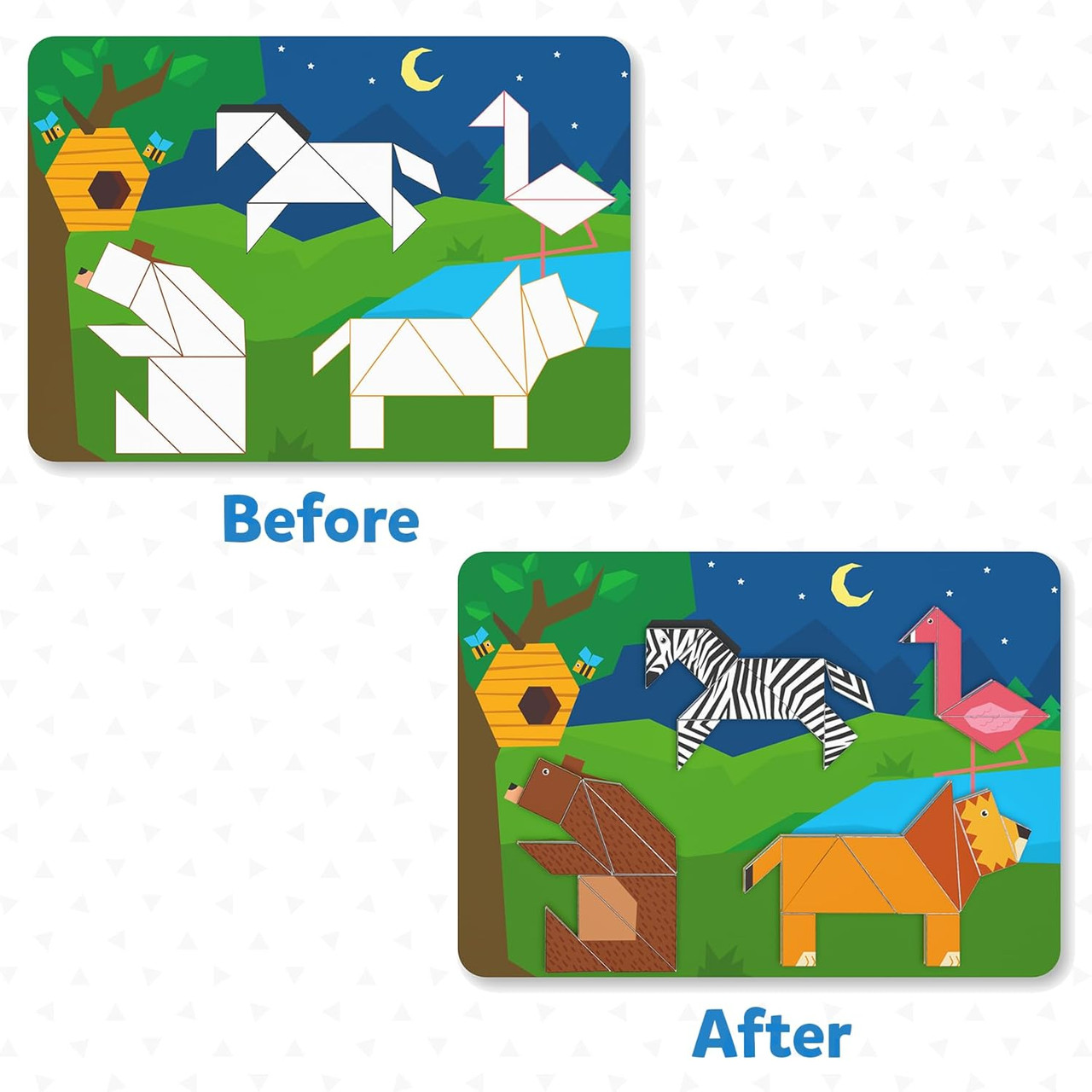 Tangram Twist Animals