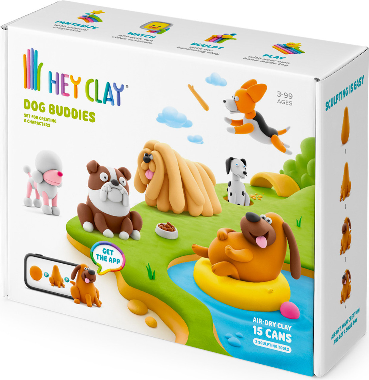 Hey Clay Dog Buddies 1