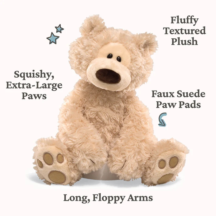 Philbin Bear Beige 12 Inch