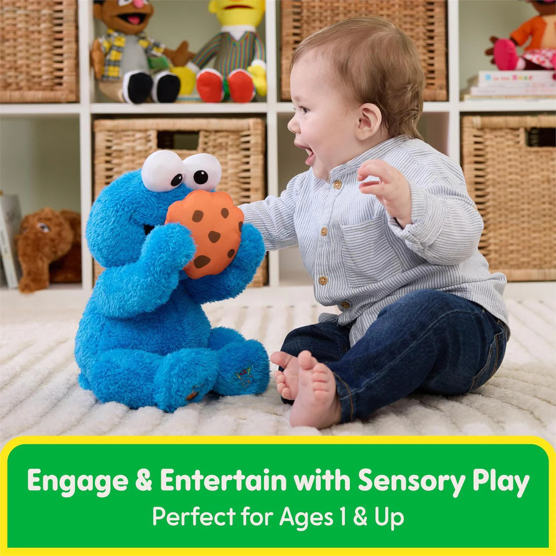 Cookie Monster Peek A Boo - PlayMatters Toys