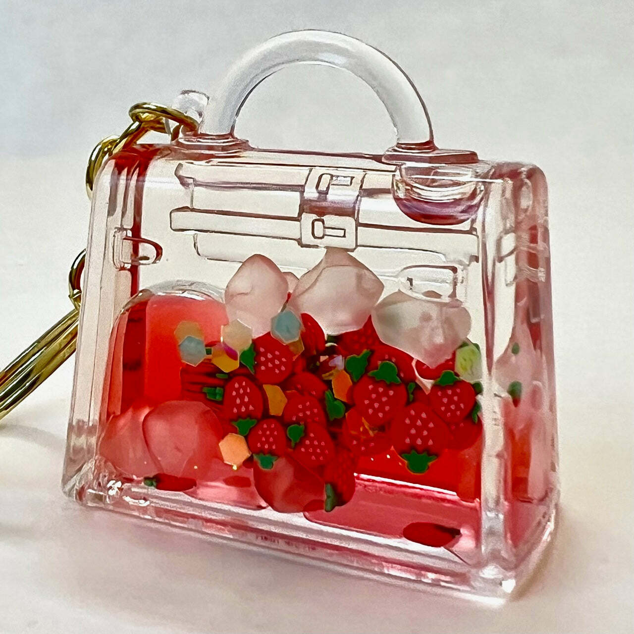 Fruit Purse Floaty Key Charm (assorted) 3 Fruit Purse Floaty Key Charm (assorted) 3