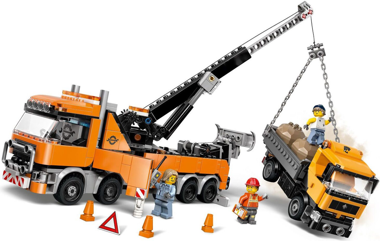 LEGO City Big Vehicles: Heavy-Duty Recovery Tow Truck with Crane 4