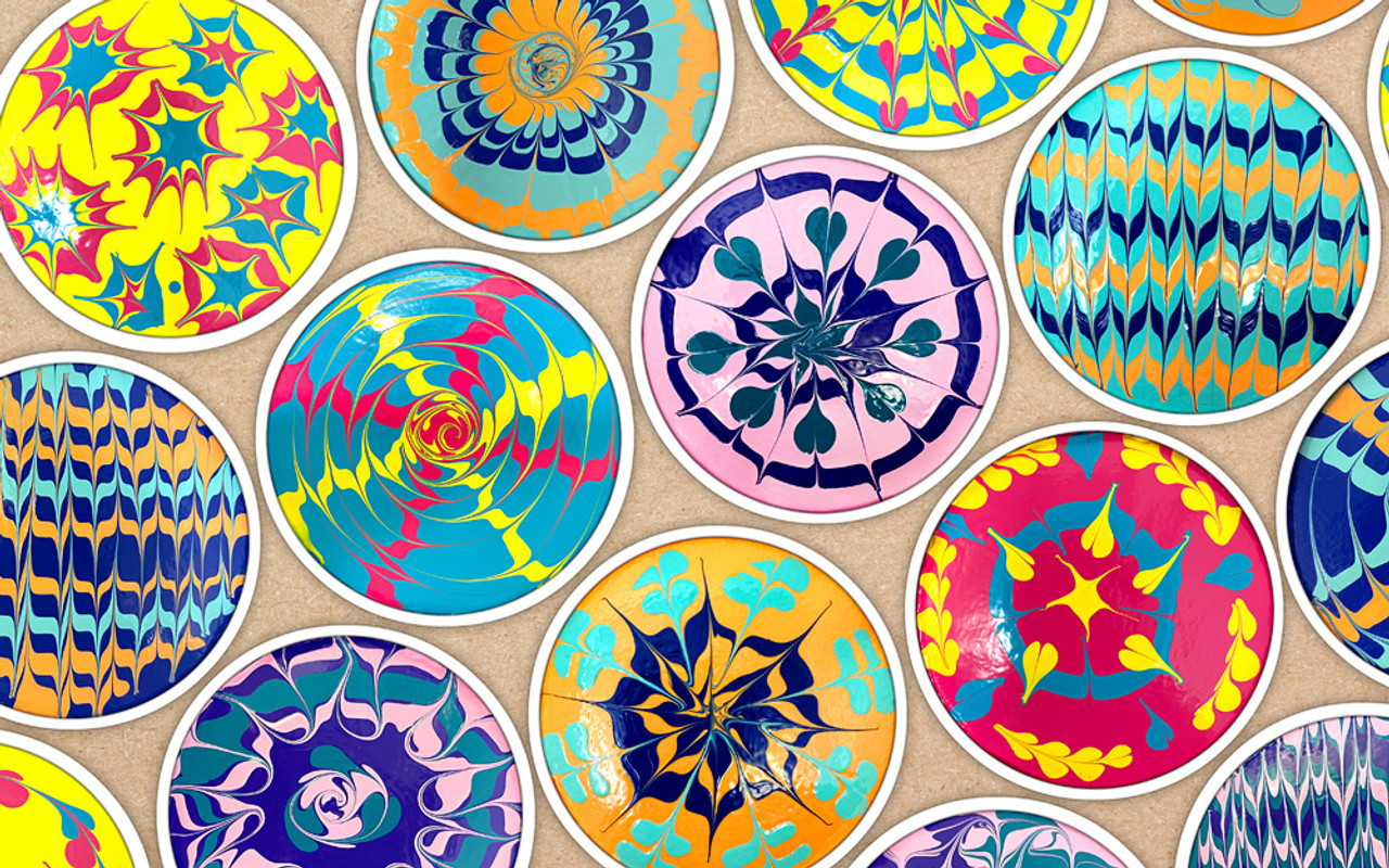 Art Cafe Latte-Inspired Painting Set 3