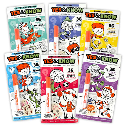 Yes And Know Invisible Ink Book