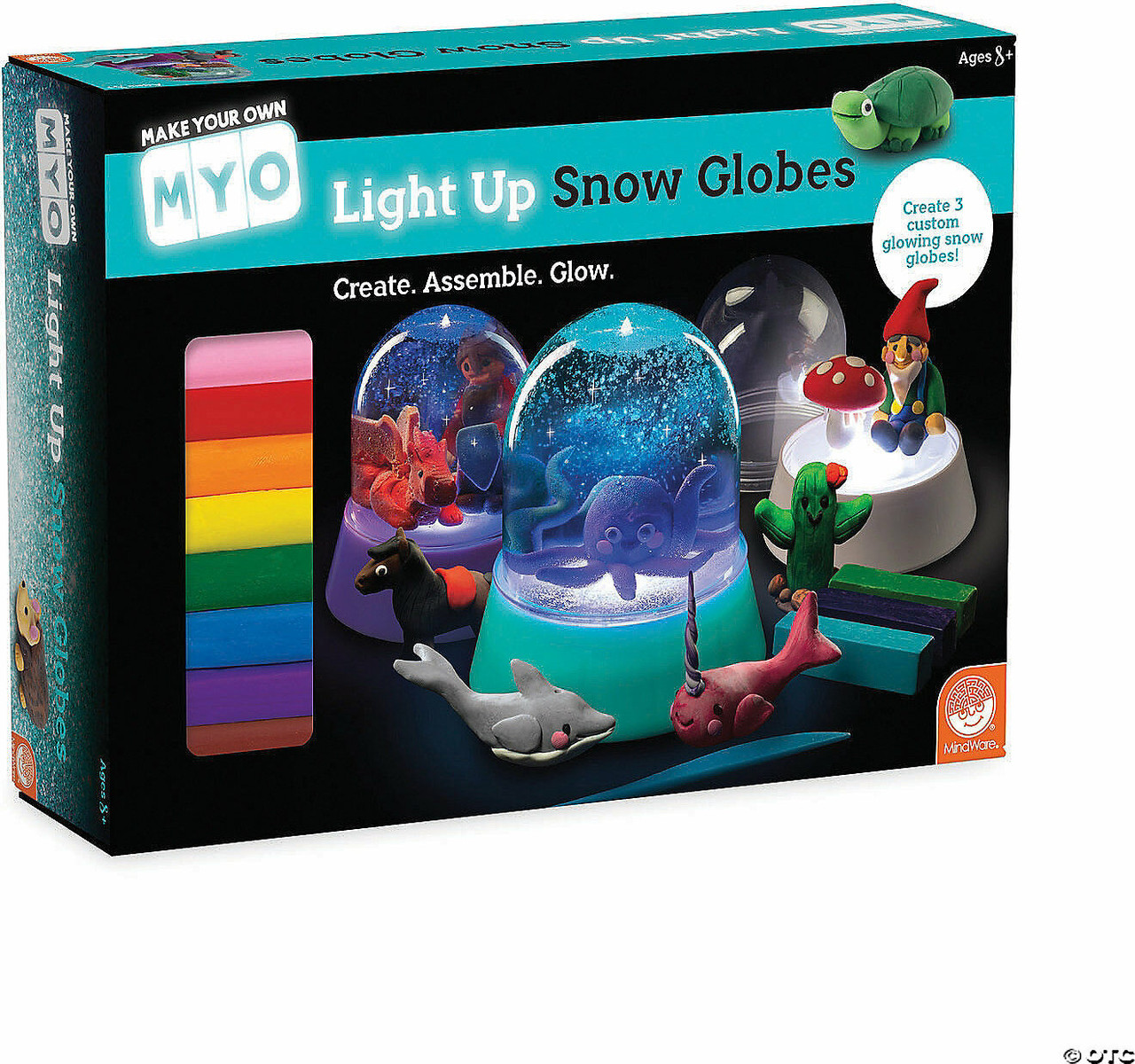 Make Your Own Light Up Snow Globes 1