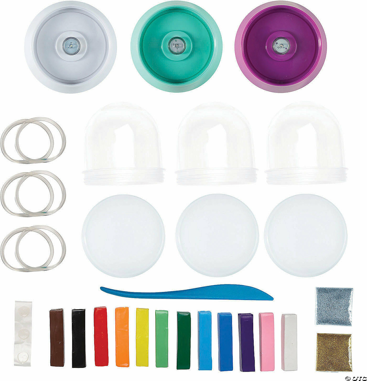 Make Your Own Light Up Snow Globes 5