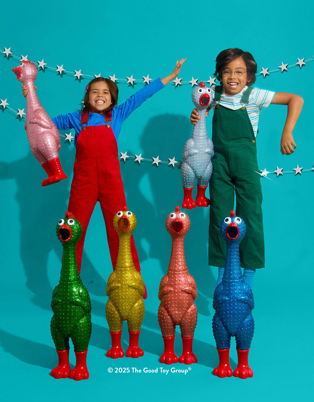 Giant Sparkle Rubber Chicken 2