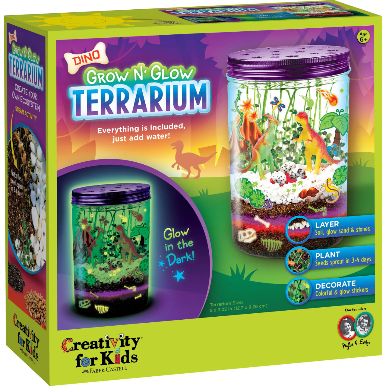 Grow And Glow Terrarium Dinosaur Grow And Glow Terrarium Dinosaur