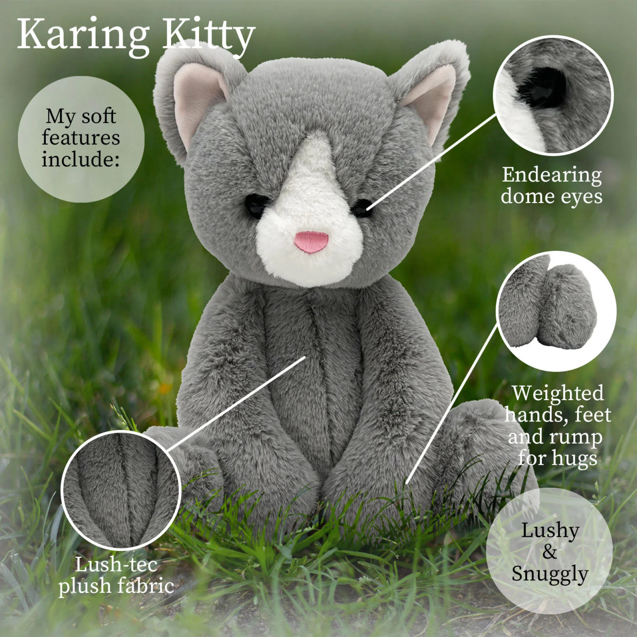 Karing Kitten Grey Lushee