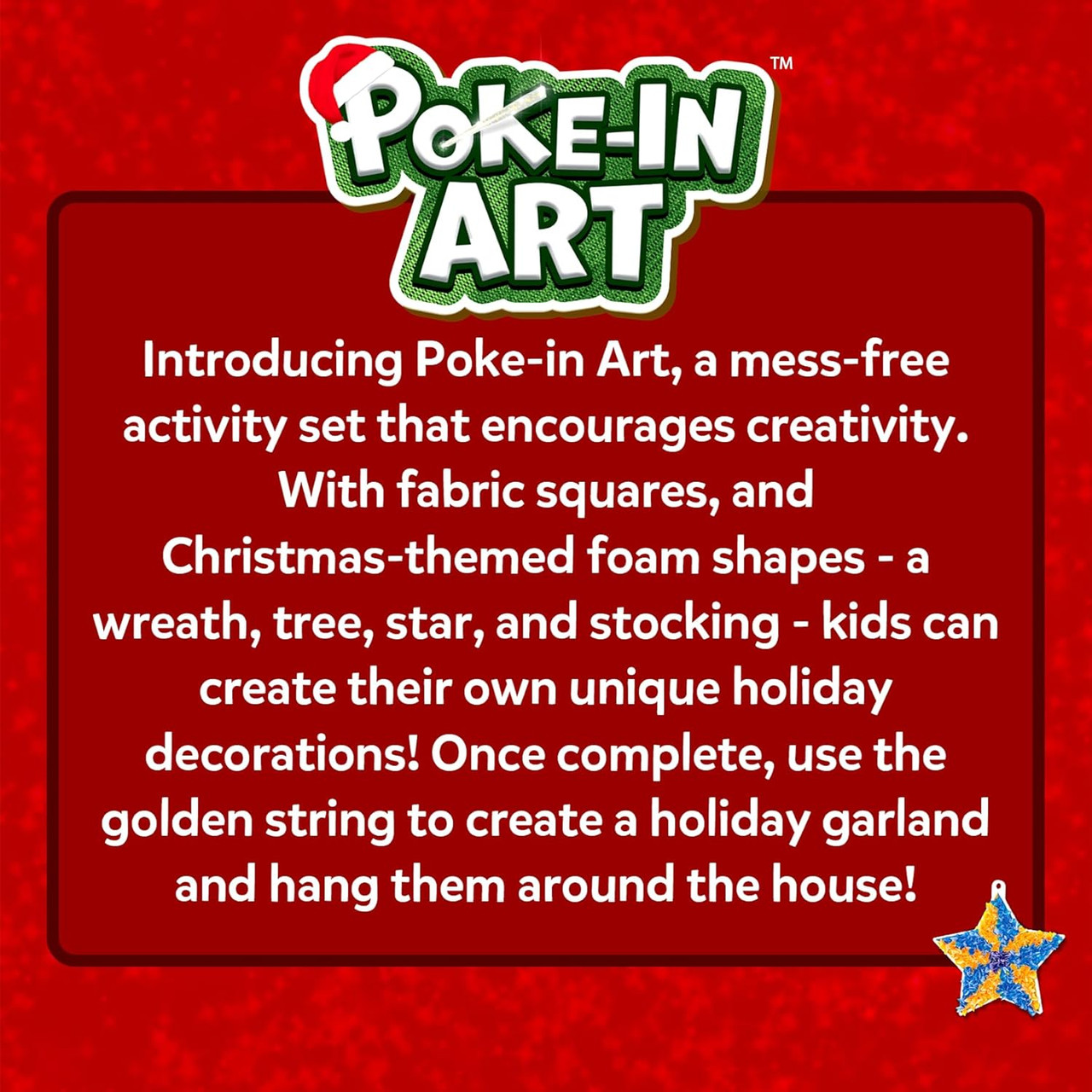 Christmas Poke Art
