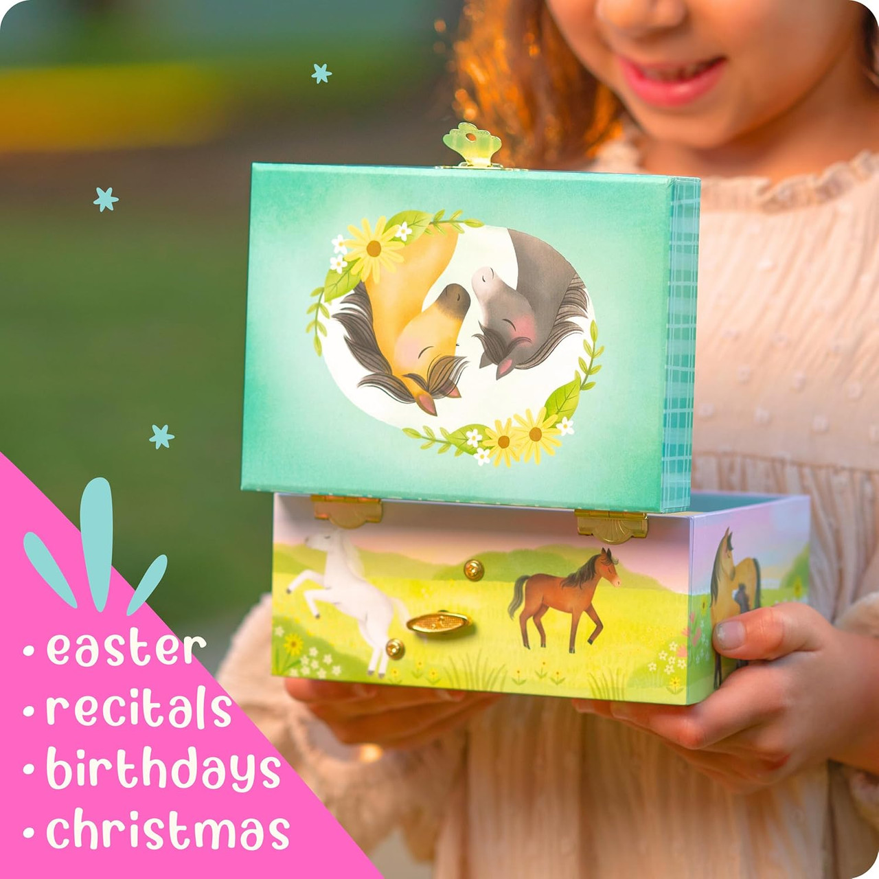 Horse Musical Jewelry Box