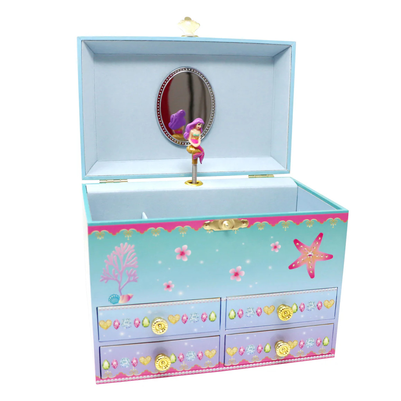 Mermazing Mermaid Medium Musical Jewelry Box