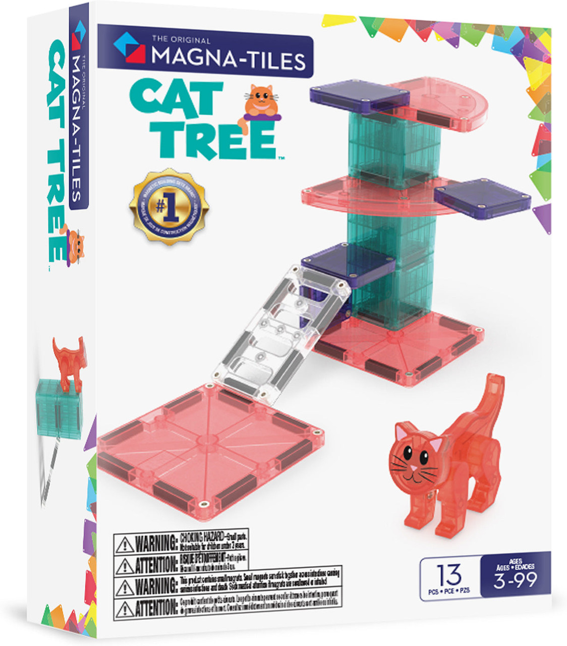 Magna-Tiles Cat Tree 13 Piece Set 1
