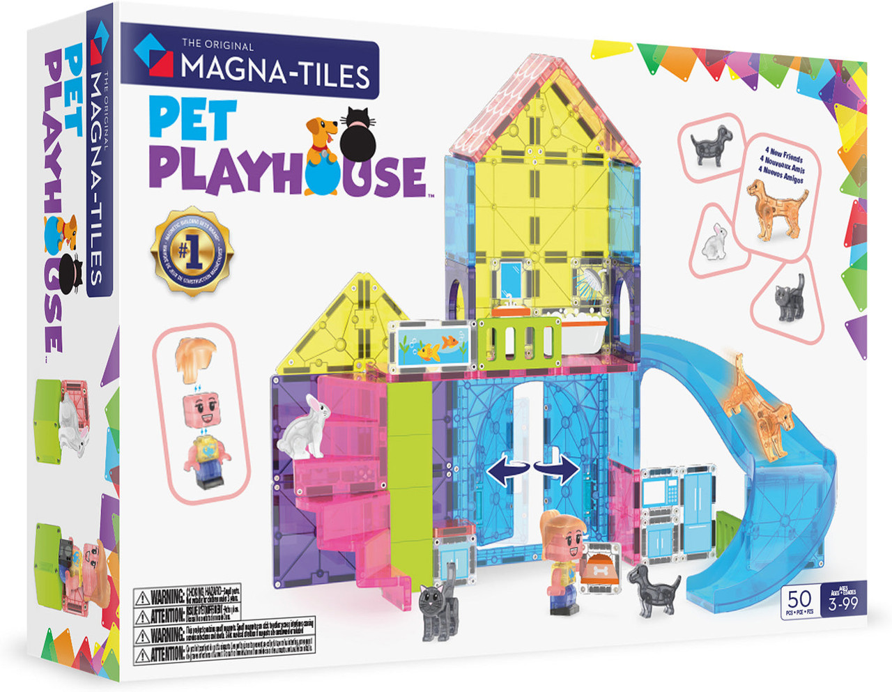 Magna-Tiles Pet Playhouse 50 Piece Set 1