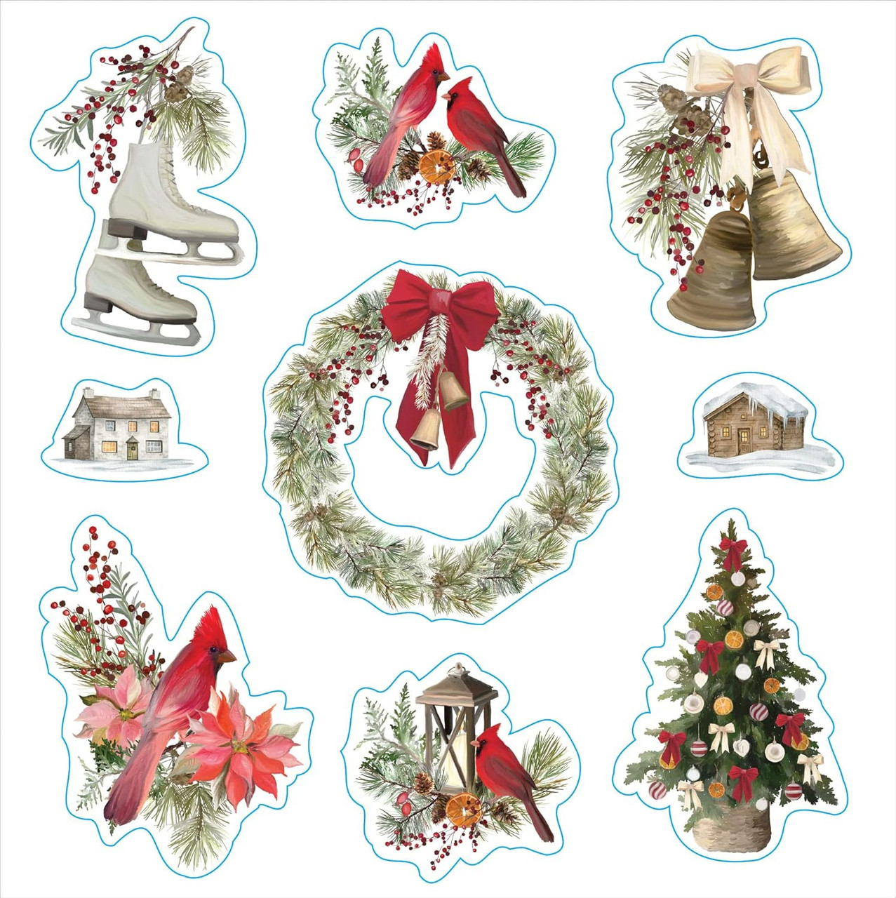 Merry And Bright Christmas A Festive Sticker Book