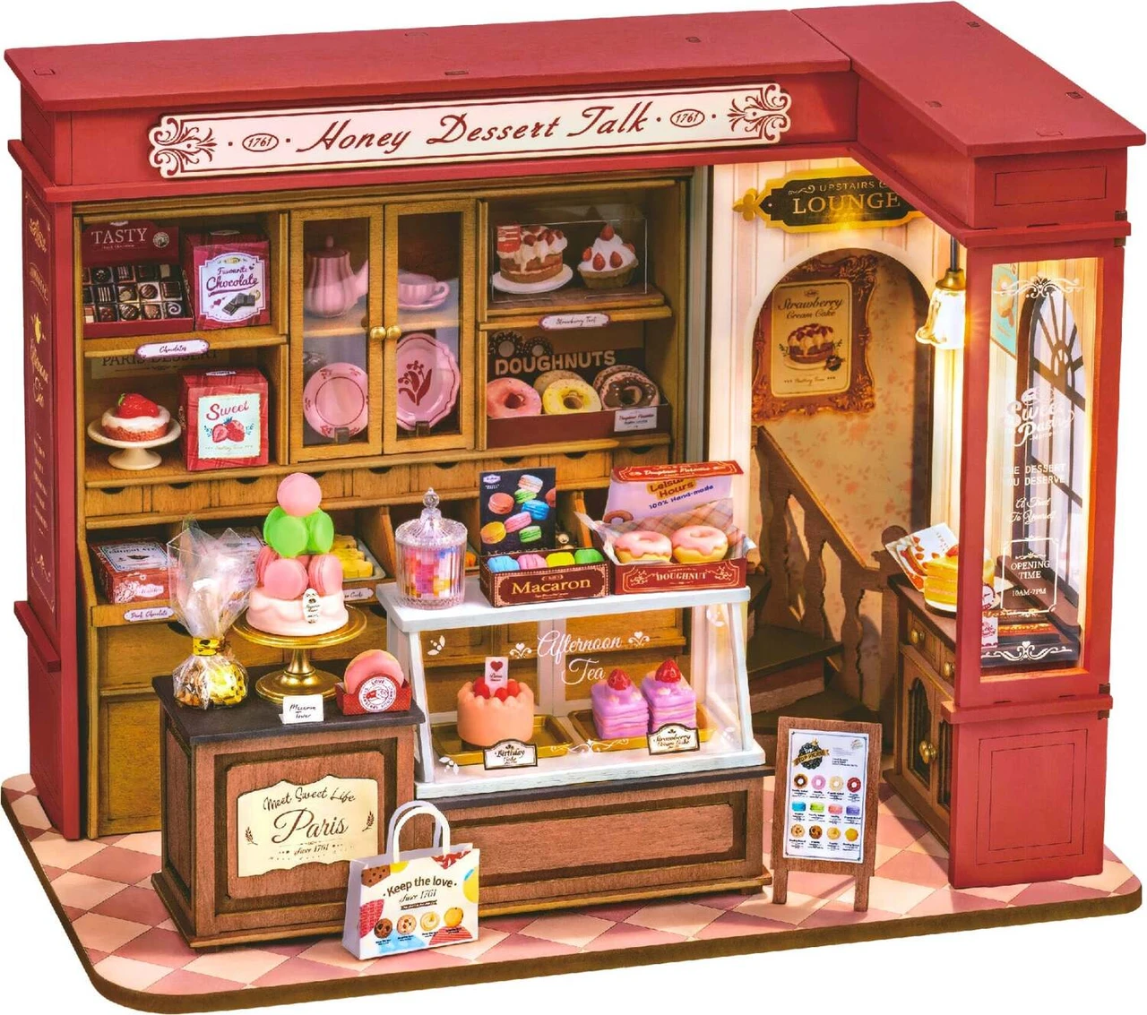 DIY Miniature House Kit: Honey Dessert Talk 1