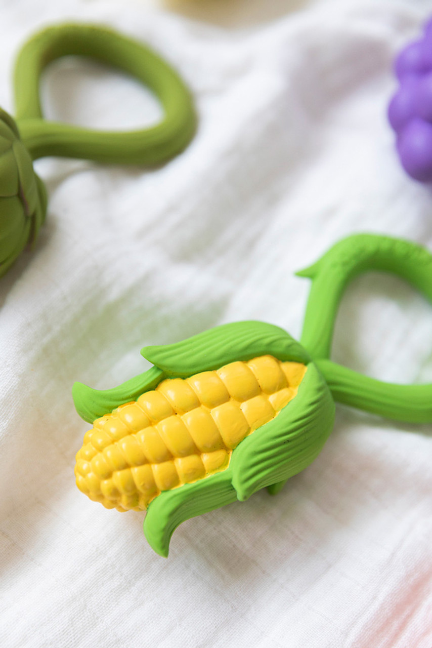 Oli & Carol Corn Rattle Toy & Teether 5