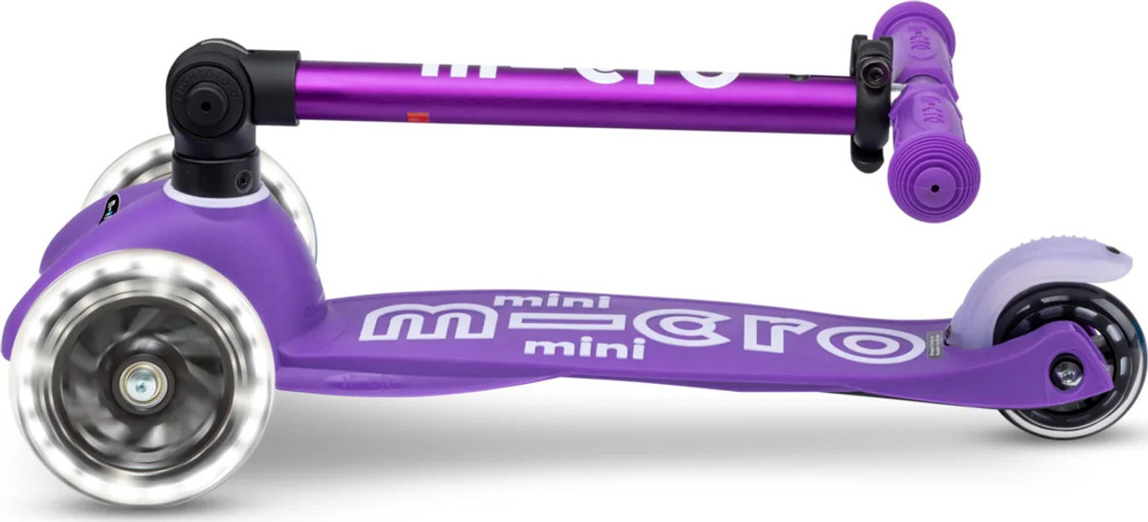 Micro Mini Foldable LED Scooter (Purple) 1