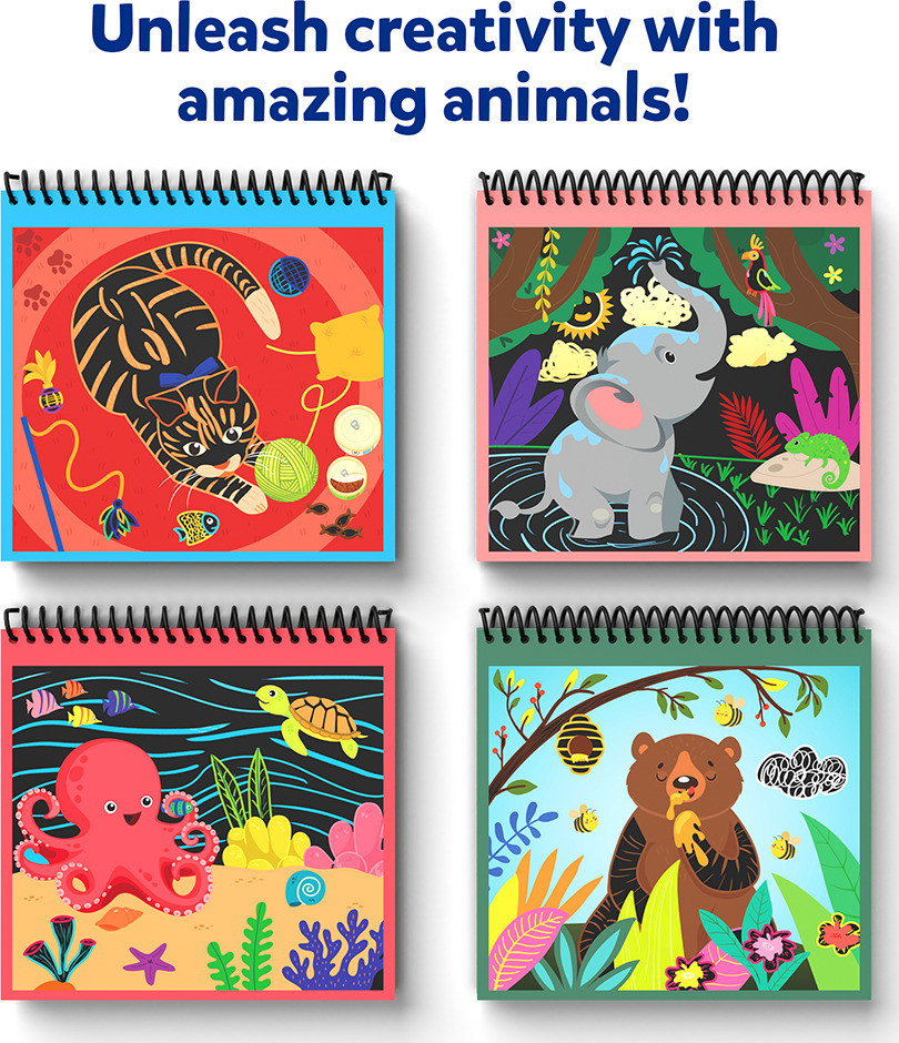 Scratch Art Activity Book - Animals 5