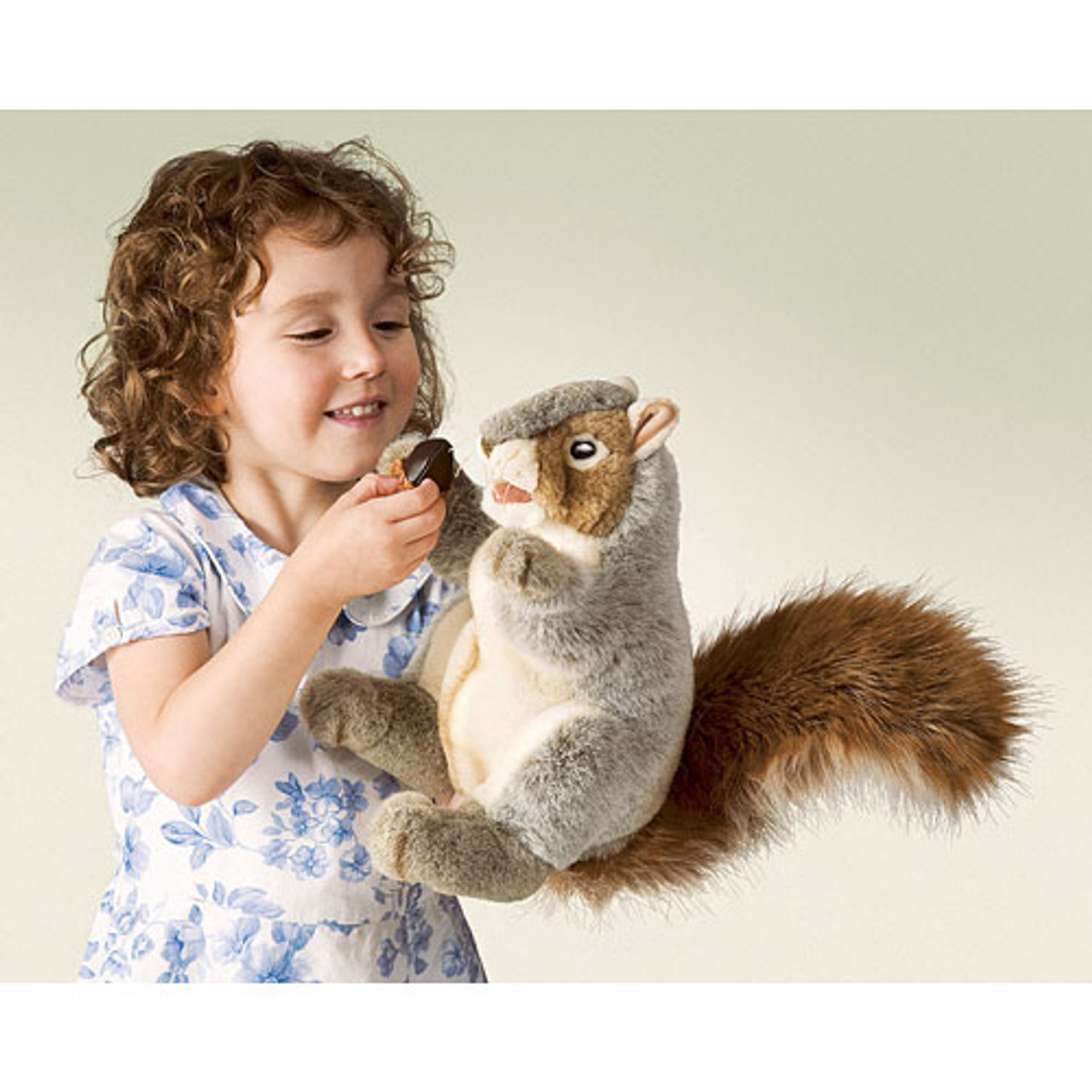 Gray Squirrel Hand Puppet