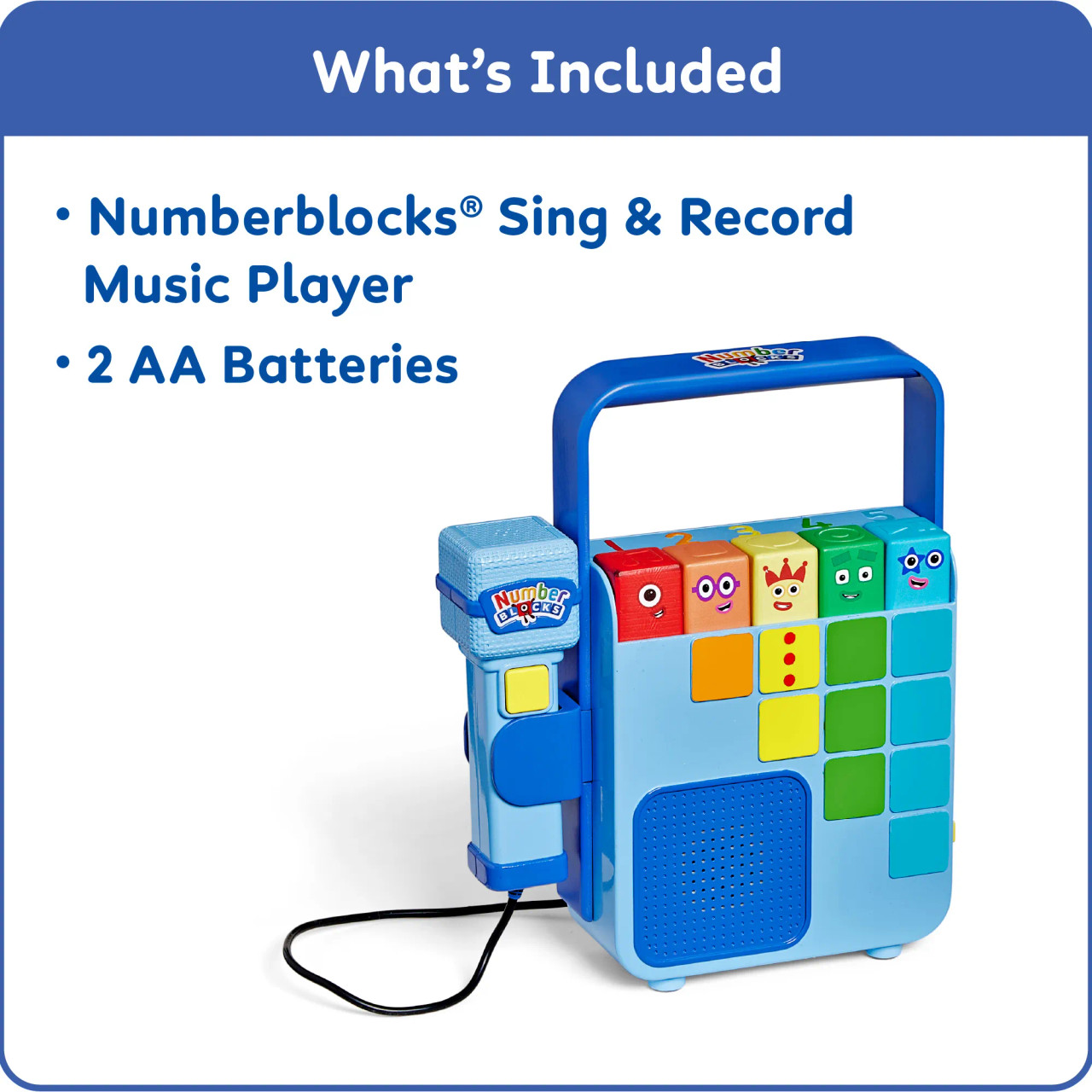 Numberblocks Sing And Record Music Player