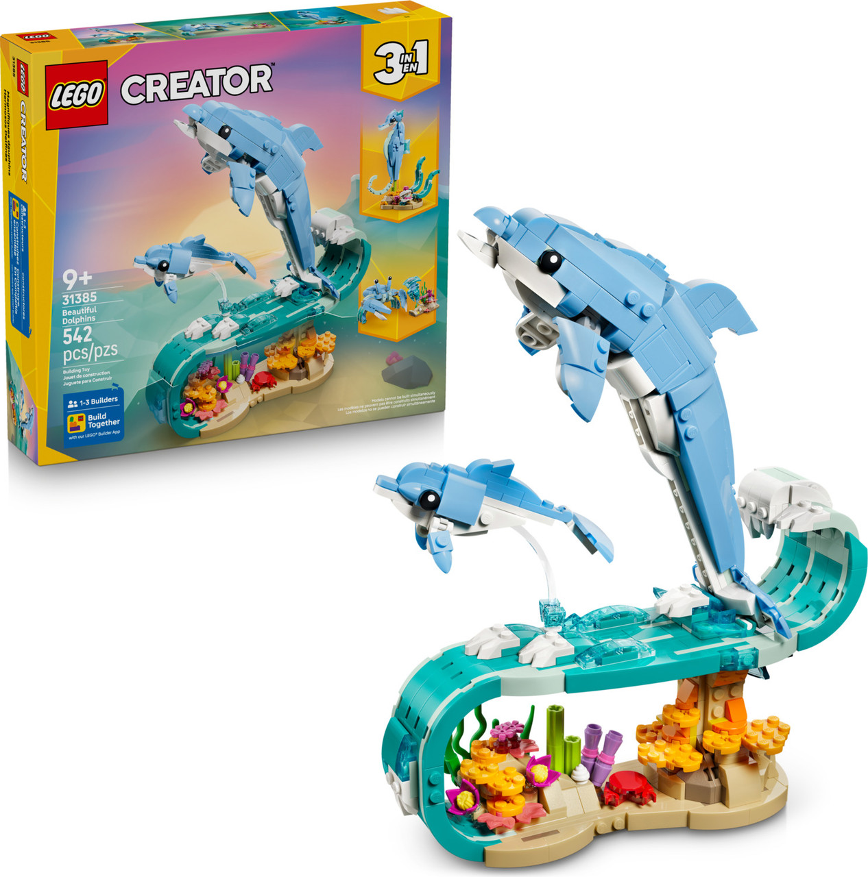 LEGO Creator: Sea Animals: Beautiful Dolphins 1